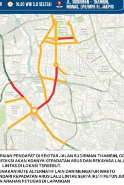 Jakarta Hari Ini Dipadati Aksi Buruh, Waspada Sejumlah Ruas Jalan Berpotensi Macet