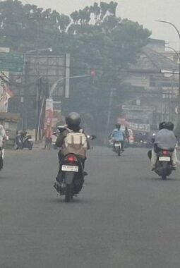 Kabut Asap Jambi Kembali Pekat, Asap dari Sumsel Ikut Terbawa Angin